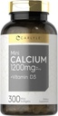 Carlyle Calcium 1200 mg avec vitamine D3-300 Softgels