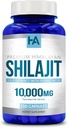 Gélules Shilajit Extra Strength au goût sans chilajit pour les hommes et les femmes 10000mg Équivalent avec des minéraux traces naturellement présents et de l'acide fulvic.