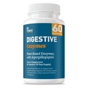 Dr Tobias Enzymes digestifs avec Amylase, Bromelain, Lipase, Lactase, Protease, Papaine et plus, Supplément de digestion avec 18 Enzymes pour la digestion et la santé Gut, 60 Capsules, 30 Serviettes