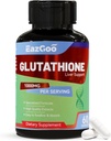 Supplément de glutathion 1000mg Antioxydant - Formule Vegan Premium pour le soutien immunitaire, l'éblouissement de la peau et la désintoxication du foie – sans allergène, non-OGM, bien-être efficace Boost (60 capsules)