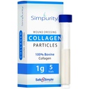 Collagène en poudre Dressing pour plaies - Boîte de flacon en poudre 1g, 5 Pack - Supplément de guérison pour plaies - Collagène de guérison pour plaies - Suppléments de guérison pour plaies en poudre Collagène
