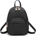 Barsine Mini sac à dos pour femmes Filles Sacs à dos en cuir Casual Petit sac de jour Sac à épaule avec poches