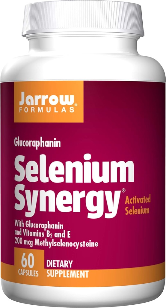 Formules de Jarrow Sélénium Synergy, favorise à nouveau la protection antioxydante Radicals libres, 60 Capsules (paquet de 3)