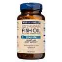 Wiley's Finest Wild Alaskan Fish Oil Peak EPA - Supplément Triple Strength Peak EPA & DHA - Huile de poisson de 1000mg - Oméga-3 pour le soutien sanitaire conjoint - 90 Softgels (90 portions)