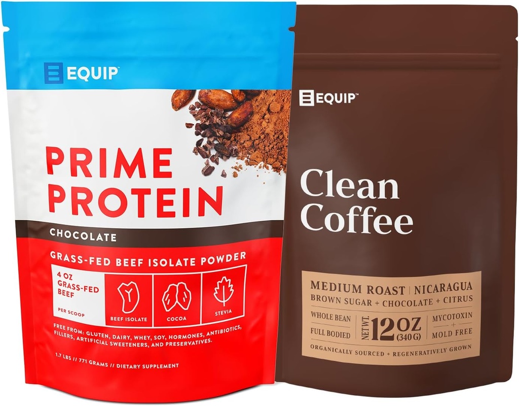Équipement Aliments Premier Protéines Poudre Chocolat et Or Standard Café propre