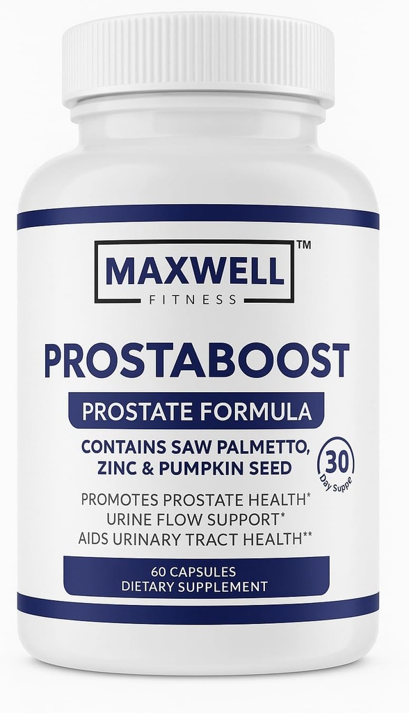 Prostapure pour les hommes booster le soutien prostate pour les hommes avec Saw Palmetto, Zinc, Sélénium et 19 herbes - Formule de contrôle du débit urinaire et de la vésicule, 60 capsules Veggie