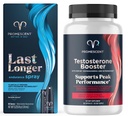 Spray de retard pour lui (7,4ml) + supplément de testostérone pour hommes avec Tongkat Ali (LongJack), KSM-66 Ashwagandha, herbe de chèvre en chaleur, énergie, étamine