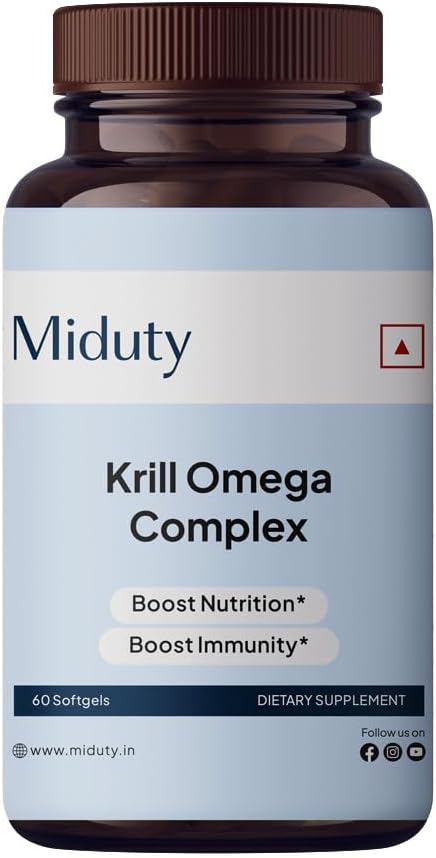Huile de krill - Saumon sauvage - Omega 3 Huile de krill - Astaxanthin - EPA & DHA - 60 Softgels