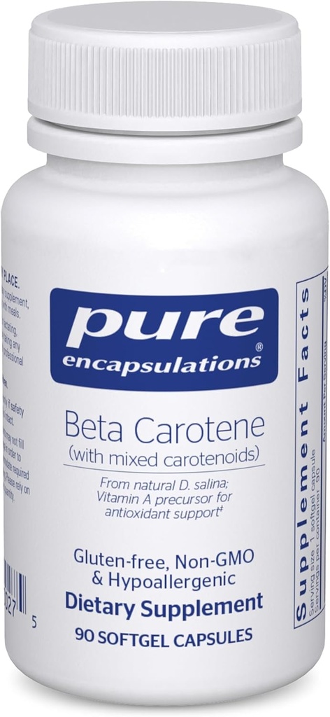 Encapsulations pures Beta Carotène (avec des caroténoïdes mixtes)