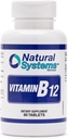 Vitamine B12 60 Comprimés 1000 mcg par systèmes naturels - B12 Vitamines 1000mg pour adultes aide à stimuler la mémoire* - Vitamine B12 1000 mcg pour une bonne digestion* - Vitamine B12 Soutien au métabolisme énergétique*