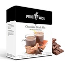 Mélange à haute teneur en protéines ProtiWise Chocolat, faible teneur en calories, faible teneur en matières grasses, faible teneur en sucre, faible teneur en sucre, faible teneur en sucre, faible teneur en sucre