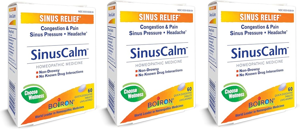 Boiron - Sinus Calm Sinus Relief - 1 Chacun - 60 TAB