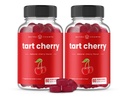 NutraChamps Tart Gommies de cerise - 3000mg Extrait de cerise de cerise avec graines de céleri - Supplément de nettoyage de l'acide Urique - Antioxydant, confort articulaire, flexibilité, santé immunitaire, sommeil - 60 Gommies végétaliens (2-pack)