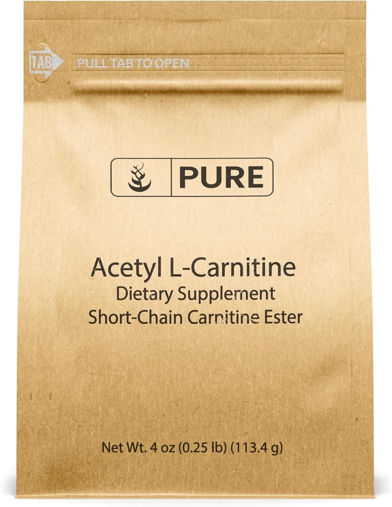 Pure Original Ingredients Acetyl L-Carnitine (4oz) ALCAR, Amino Acid Powder Supplement