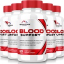 (5 Pack) Capsules Hemagenix, Formule avancée de soutien du sang Hemagenix, Supplément tout naturel pour maintenir des niveaux de santé, pilules de force supplémentaire pour le bien-être général, Avis officiels (300 Capsules)