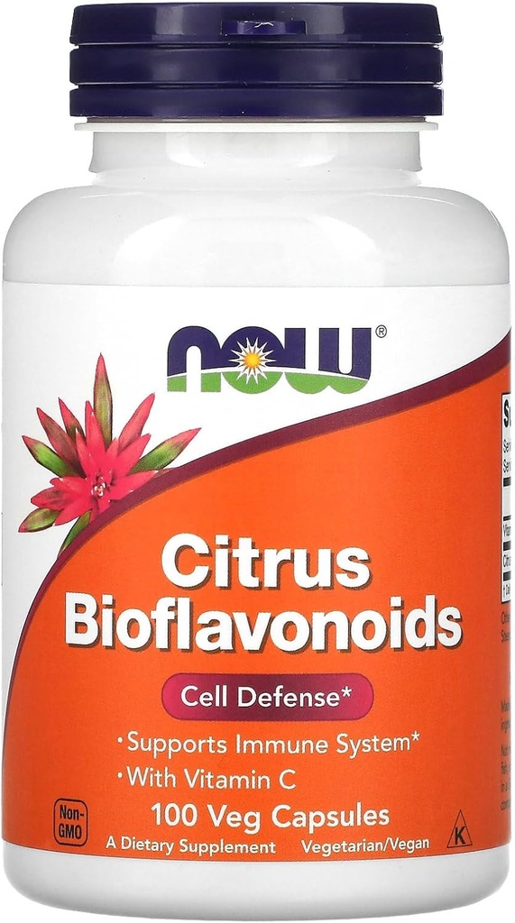 Bioflavonoïde 700mg Maintenant Alimentations 100 Caps