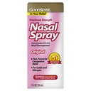 Spray nasal de force maximale GoodSense, soulagement rapide de la congestion pour les rhumes et les allergies, 1 once fluide