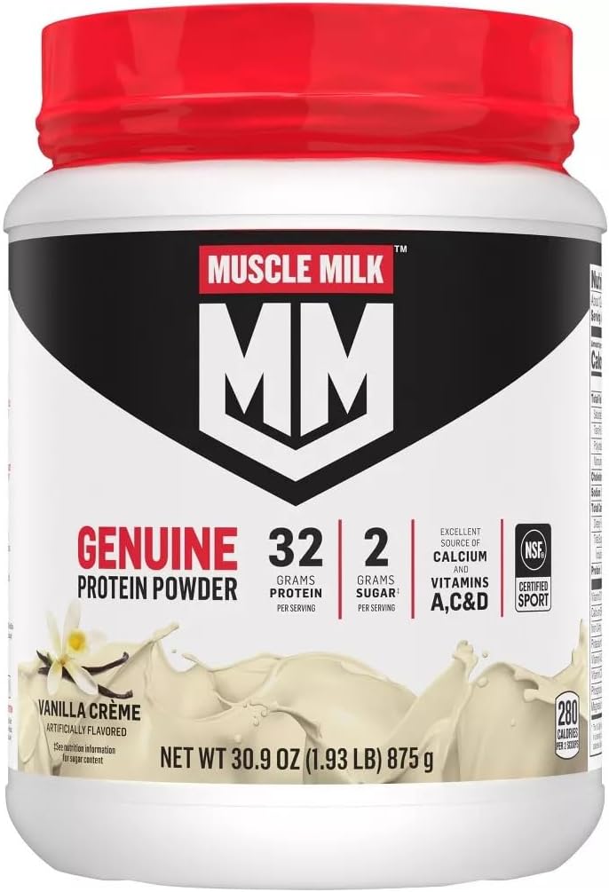 Lait musclé Lean Muscle Vanille Creme Poudre de protéines, 1,93 livre (paquet de 1)