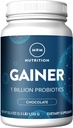MRM Nutrition Gainer Protéines avec Probiotiques + Postbiotiques , Chocolat aromatisé ,25g Protéines ,25g Concentré de lactosérum + Isolé + caséine micellar ,Slow + Digestation rapide ,avec enzymes digestives