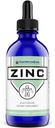 Supplément de zinc liquide FWS pour les hommes Femmes Enfants, Vegan biologique non-OGM, gouttes de sulfate de zinc ionique, système immunitaire Boost Healthy Skin Support Overall Wellness, 60 Day Supply, 4 oz
