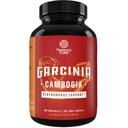 Gélules fortes d'extrait de Garcinia Cambogia avec 60% HCA - Supplément de perte de poids de Garcinia Cambogia non stimulant avec acide hydroxycitrique et chrome pour l'équilibre, l'énergie et le métabolisme - 60 Compte