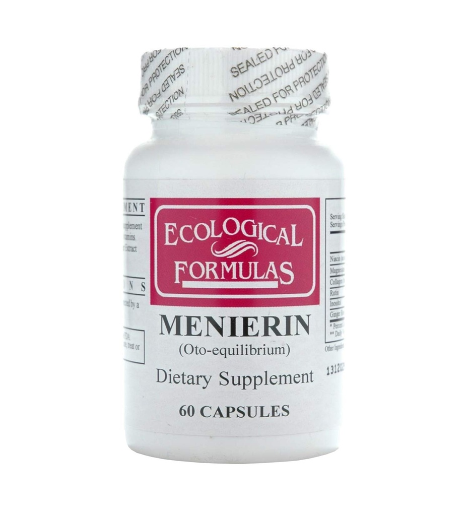 Ecological Formulas Menierin, White, 60 Count
