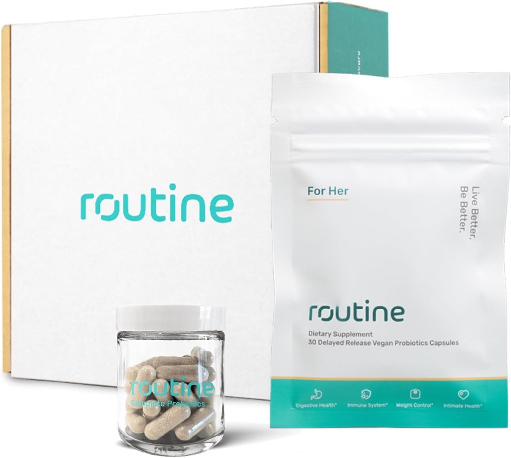 Probiotiques quotidiens courants pour la santé des femmes et des femmes - 24 milliards CFU 30 capsules - Probiotiques biologiques sans lait pour femmes - Jarre de verre libre