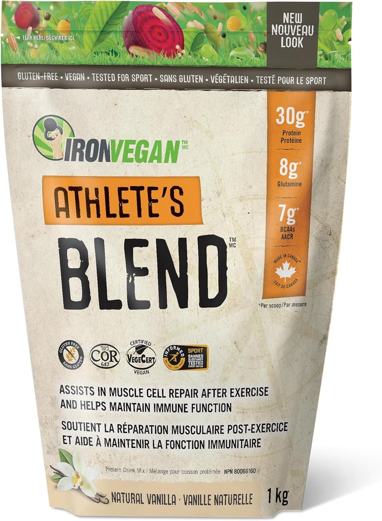 Sprouted Protein Athletes Blend Vanilla, 1000 GR