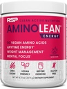 RSP NUTRITION AminoLean pré-entraînement poudre, Amino énergie et gestion du poids avec les acides aminés végétaliens BCAA, caféine naturelle, pré-entraînement Boost pour les hommes et les femmes, 30 Serv