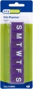 EZY DOSE Weekly (7 jours) Organisateur de pilules, planificateur quotidien de vitamines, contenant de médicaments, étui pour suppléments et huiles de poisson, compartiments moyens, couleurs peuvent varier, Fabriqué aux États-Unis