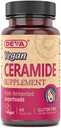 DEVA Vitamines végétales Restaurer la peau Comprimés de supplément de céramide, 60 Compte, 1-paquet