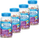 Avantage digestif Fruits naturels pour enfants Gommies probiotiques pour les enfants Bloating occassional, Désagréments abdominales mineurs et santé des gommies, 60 comtes Gommies (4 paquets)