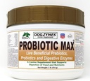 Dogzymes Probiotique Max -10 milliards de CFU Probiotiques, Prébiotiques, Enzymes digestifs - Soulage la diarrhée, l'estomac relevé, la constipation, le gaz, l'allergie, l'immunité et la santé globale (1 livre)