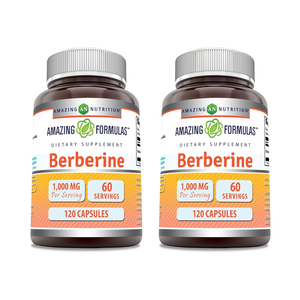 Formules étonnantes Berberine 1000mg par supplément de capsules de service