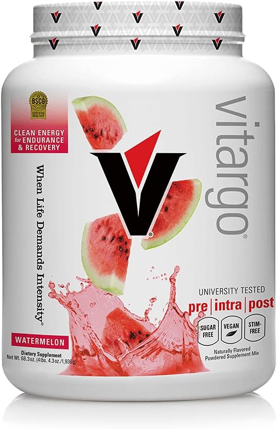 Vitargo Poudre d'hydrate de carbo-hydrate de carbone (Feed Muscle Glycogen 2X Faster) 4.27 LB Pastèque Pré entraînement et post entraînement (Feed Glycogen) Supplément de glucides pour la récupération, l'endurance, le gain de masse musculaire