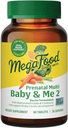 MegaFood Baby & Me 2 Vitamines et minéraux prénatals - Vitamines pour femmes - avec folate (forme naturelle d'acide folique), Choline, fer, iode et vitamine C, vitamine D et plus - 60 onglets (30 portions)
