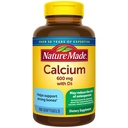 Nature faite de calcium 600 mg avec la vitamine D3, supplément alimentaire pour os, 100 Softgels