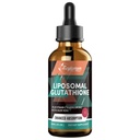 2000MG Glutathion liposomique gouttes liquides, absorption ultra élevée, désintoxication naturelle, système immunitaire et peau Supprot*, L-glutathion, vitamine C et acide hyaluronique, capsules Alternative, 2,02 OZ