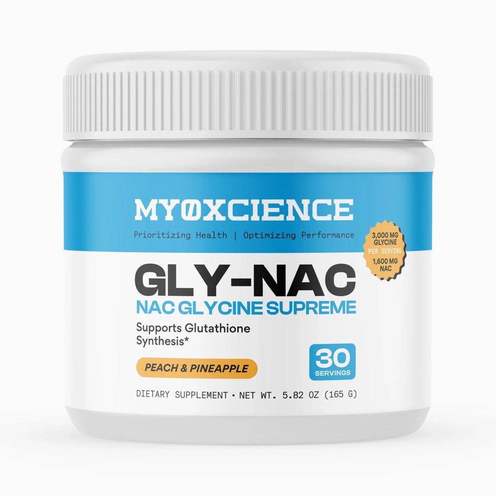 MYOXCIENCE NAC Glycine Supreme (N-acétyl-L-Cysteine, Glycine et Taurine) (30 portions)