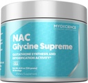 MYOXCIENCE NAC Glycine Supreme (N-acétyl-L-Cysteine, Glycine et Taurine) (30 portions)