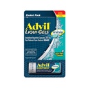Advil Liqui-Gels minis anti-douleur et réducteur de fièvre, anti-douleur pour adultes avec Ibuprofène 200mg pour soulager la douleur - 8 Capsules remplies de liquide