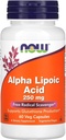 Maintenant Aliments Alpha acide lipoïque 250mg, 60 CT
