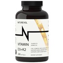 Vitamine D3 + K2 avec huile de coco - D3 10,000 UI & K2 (MK-7) 200 mcg.