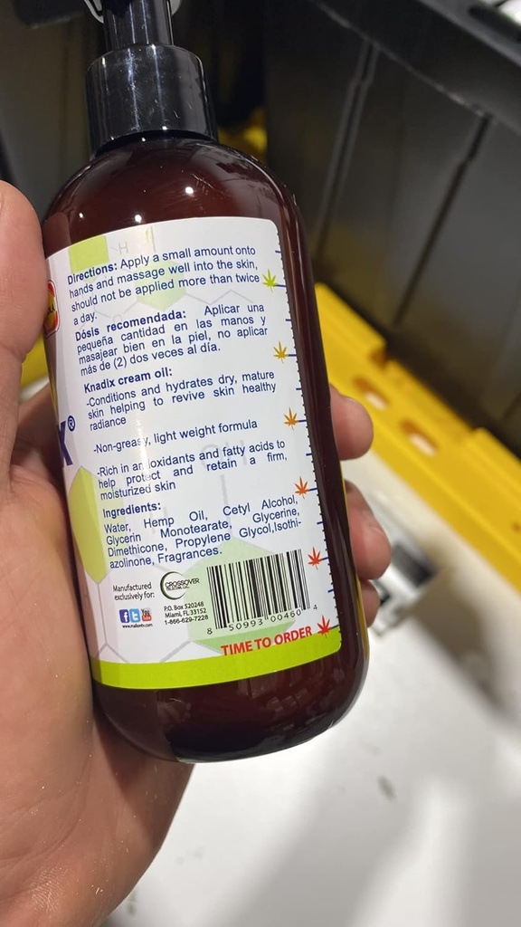 Crème pour corps de chanvre pour peau sèche - Lotion d'huile de chanvre hydratante avec glycérine - Soin réconfortant pour les articulations et les muscles, les genoux, les épaules, le cou - Hydratant pour le corps à absorption rapide - 8oz