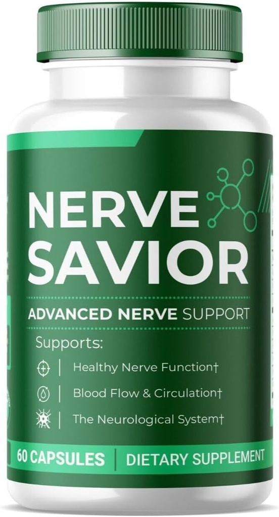 Nerve Sauveur Supplément Santé 60 Capsules Véritable Nerve Sauveur