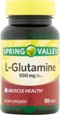 Spring Valley - L-glutamine 500 mg, 100 comprimés