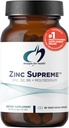 Designs for Health Zinc Supreme - Supplément en chélate de bisglycine de zinc de 30 mg avec cofacteurs Taurine, Vitamine B6, B2 + Molybdène - Supplément de soutien immunitaire - Vegan + Non-OGM (90 capsules)