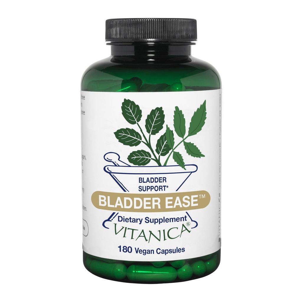 Vitanica Bladder Ease, Support Bladder, Vegan, 180 capsules