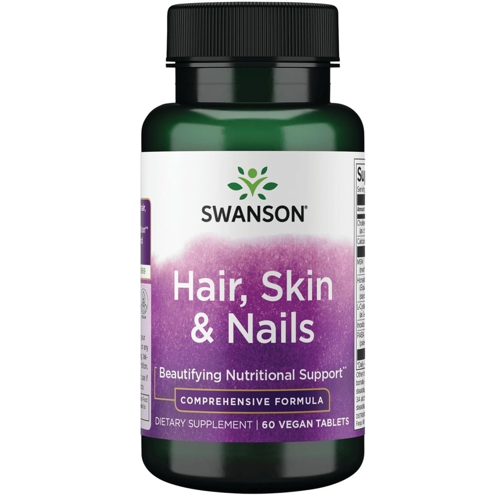 Swanson Hair Skin and Nails 60 Tabs