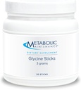 Maintenance métabolique Glycine Sticks - Supplément acide amino pour soutenir la réparation de cartilage, rythme circadien, et fonction neurologique - Sur la go Glycine poudre doses (30 comte)